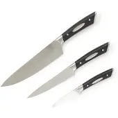 Scanpan Messerset Classic 3-teilig - Kochmesser, Officemesser & Schälmesser