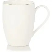 Villeroy & Boch Becher "Becher mit Henkel Anmut Platinum No. 1 300 ml weiß", weiß, 1 tlg., Porzellan, Trinkgefäße, Becher