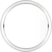 Olympia rundes Serviertablett Edelstahl 30,5cm