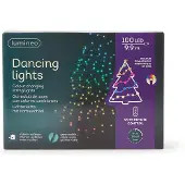 Kaemingk Lumineo LED Lichterkette Dancing Lights 100 LED bunt 9,9m grün außen