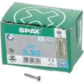 Spax A2 Linsensenkkopf Bremsrippen T-Star Plus T10 Vollgewinde
