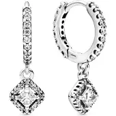 Pandora Funkelndes Quadrat Ohrringe 298503C01 Ohrringe