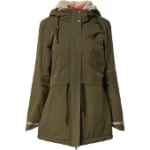Killtec G.I.G.A - Damen Casual Funktionsparka mit abzippbarer Kapuze, Limitlos WMN PRK A (35926), Größe:34, Farbe:Oliv (00717)