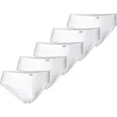 JBS Slip "Slip 5er Pack", Herren, Gr. 3XL, weiß, Obermaterial: 100% Baumwolle CO., Unterhosen Slip