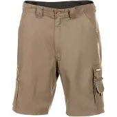 Dassy Arbeitsshorts BARI - Kurze Handwerkerhose - Mischgewebe - Dreifachnähte khaki 52