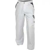 Dassy Nashville Zweifarbige Bundhose - weiß/zementgrau - 50