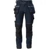 Dassy Melbourne Stretch-Arbeitsjeans, Slim Fit, Holstertaschen jeansblau/schwarz 52 STANDARD
