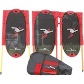 Precision Fußballset Freistoß + Pfosten (x3)