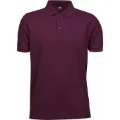 Tee Jays Herren Luxury Stretch Polo-Shirt, Kurzarm BC3305 (S) (Weinrot)