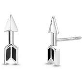 Ti sento Ohrstecker Pfeil mit Onyx 7820BO
