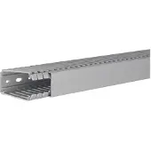 Hager Verdrahtungskanal aus PVC BA7 80x40 mm steingrau, Kabelkanal, Grau, PVC, V0, EN50085-2-3, 40 mm
