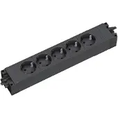 Bachmann 336.626, Schwarz, 5 AC-Ausgänge, 305 mm