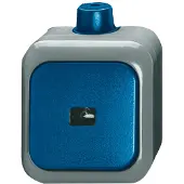 Busch-Jaeger 2621 WDI, 1P, Grün, Grau, 250 V, 74 mm, 54 mm, 80 mm