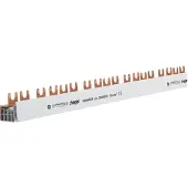 Hager KDN463B Phasenschiene 4 polig mit Gabelanschluss 10mm2 63A 57 Module