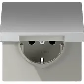 JUNG Wandsteckdosenbox (WCD-Schaltanlage) (Europäische Steckdose) - AL1520NKL