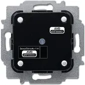 ABB 6212/1.1, Schwarz, Silber, 80 W, 230 V, 71 mm, 45 mm, 71 mm