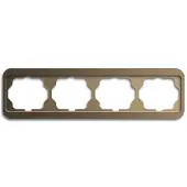 Busch-Jaeger 1724-21, Bronze, Metall, Schraubenlos, , Alpha Nea, 294 mm