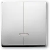 Busch-Jaeger pur edelstahl Dimmer-Abdeck. 6545-866 für Memory Edelstahl