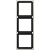 JUNG Rahmen 3fach Aluminium eloxiert CD 583 PT platin, 1 Stk.