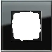 Gira Esprit Glas, Schwarz, Schraubenlos, 95 mm, 95 mm, 9,85 mm, 1 Stück(e)