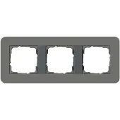 Gira 0213 423, Anthrazit, Grau, Schraubenlos, , 1 Stück(e)