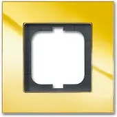Busch-Jaeger 1721-823-101 Abdeckrahmen 1-fach gold - carat 2CKA001754A4356 1721823101