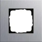 Gira Esprit, Aluminium, Aluminium, Schraubenlos, 95 mm, 95 mm, 9,85 mm
