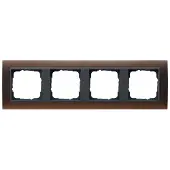 Gira Event Opak, Anthrazit, Braun, Schraubenlos, Jede Marke, 90 mm, 303,9 mm, 1,14 cm