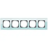 Gira Esprit Glas, Blau, Schraubenlos, 95 mm, 380,2 mm, 9,85 mm, 55 x 55 mm
