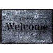 Sencys Fußmatte Prestige 50x75 cm, Welcome beton, waschbar, Schmutzfangmatte
