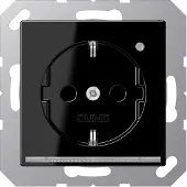 JUNG A1520-OSWLNW SCHUKO-Steckdose mit LED-Licht