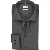 Seidensticker Hemd Shaped Fit Business Kent grey