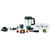 Moulinex FP827E10, 3 l, Grau, 2 l, Edelstahl, 1000 W, 230 mm