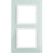 Hager 10126909, Weiß, Kunststoff, Schraubenlos, Jede Marke, Matte, 95 mm