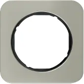 Berker 10112104, Schwarz, Edelstahl, Edelstahl, Schraubenlos, , Glänzend, R.1