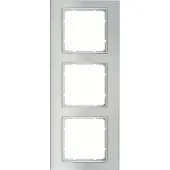 Berker 10133904, Aluminium, Weiß, Aluminium, Schraubenlos, , Matte, 1 Stück(e)