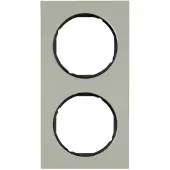 Berker 10122204, Schwarz, Edelstahl, Edelstahl, Schraubenlos, , Glänzend, R.3