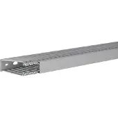 Hager Verdrahtungskanal aus PVC BA7 80x25 mm steingrau, Kabelkanal, Grau, PVC, V0, EN50085-2-3, 25 mm