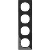 Berker 10142245, Schwarz, Thermoplast, Schraubenlos, , Glänzend, R.3