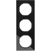 Berker 10132216, Schwarz, Glas, Kunststoff, Schraubenlos, , R.3, IP20