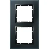 Berker Hager 10126616, Anthrazit, Schwarz, Kunststoff, Schraubenlos, Jede Marke, Matte, 1 Stück(e)