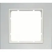 Berker 10113904 Rahmen 1fach, B.3 Alu/polarweiß