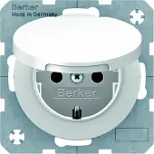 Hager 47512089, Typ F, Weiß, Kunststoff, Thermoplast, 250 V, 16 A