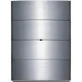 Berker Tastsensor 4fach Komfort B.IQ Edelstahl Rostfrei, Knopf, Edelstahl, Edelstahl, Komfort B.IQ Glas, IP20, 88,5 mm