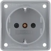 Hager Steckdose Schuko 941952506 grau matt