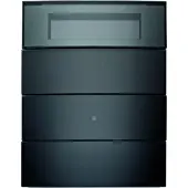 Berker 75663592 Tastsensor 3fach mit Temperaturregler und Display B.IQ Glas, schwarz