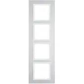 Berker 10143904, Aluminium, Weiß, Aluminium, Schraubenlos, , Matte, 1 Stück(e)