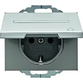 Berker Steckdose SCHUKO 47487103 alu