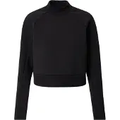 Urban Classics Ladies Interlock Short Turtleneck Crew Black Größe: L | Pullover Outlet | Damen | Schwarz