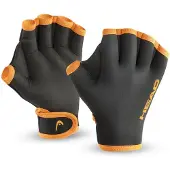 Head Schwimmhandschuhe schwarz/orange